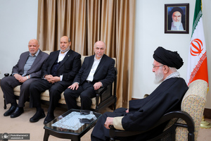 دیدار رئیس و اعضای شورای رهبری حماس با رهبر معظم انقلاب