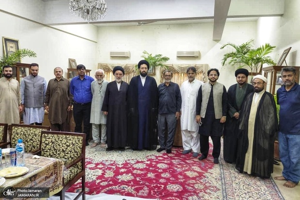 سفر سید علی خمینی به کراچی برای بازگشایی کتابخانه یادگار امام + تصاویر 