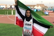 تاریخ‌سازی دختر ایرانی در دو و میدانی قهرمانی آسیا