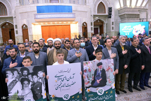 تجدید میثاق وزیر، معاونین و مدیران کل وزارت آموزش و پرورش با آرمان های حضرت امام (س)