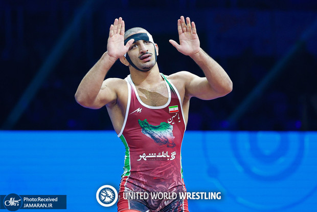 گزارش تصویری کشتی فرنگی قهرمانی جهان| دانیال ایران با دشمن روی یک سکو!