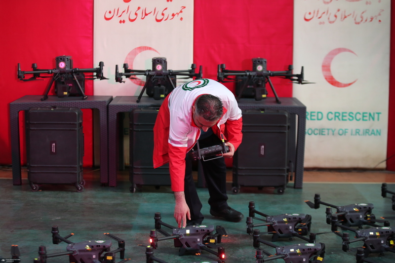 الحاق ناوگان پهپادی به جمعیت هلال‌احمر