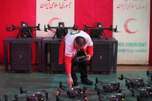 الحاق ناوگان پهپادی به جمعیت هلال‌احمر