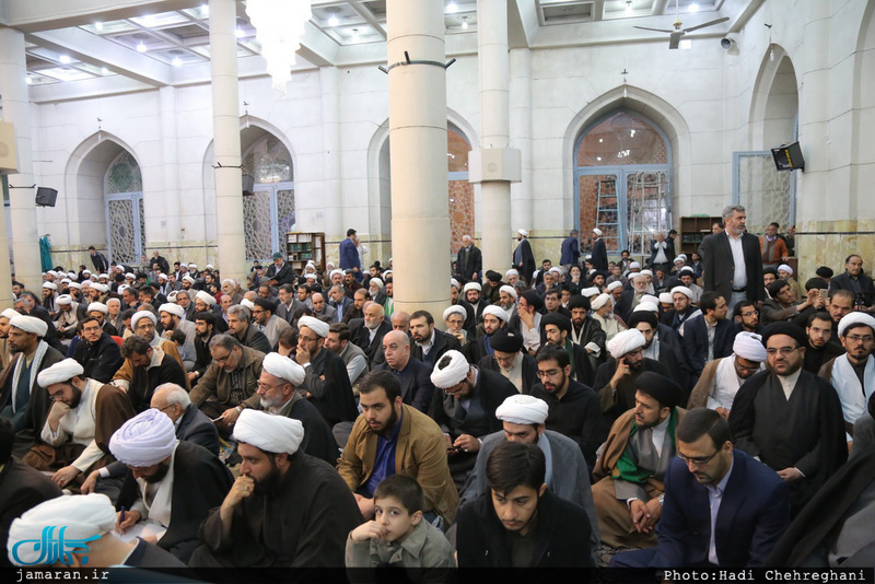 مراسم هفتمین روز درگذشت آیت الله ابن الرضا(ره) در مسجد اعظم قم