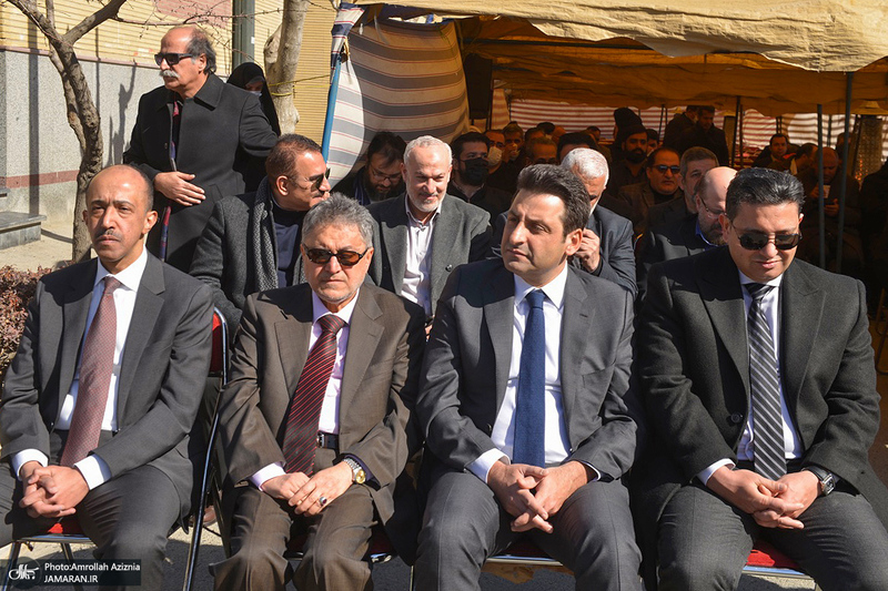 مراسم تشییع و خاکسپاری صلاح زواوی سفیر سابق فلسطین در تهران