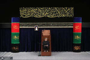 اولین شب مراسم عزاداری حضرت اباعبدالله الحسین (ع) در حسینیه امام خمینی