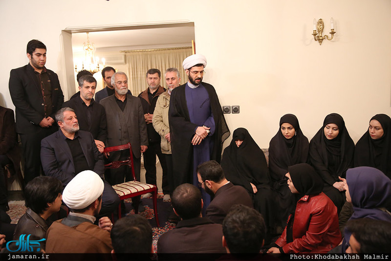 حضور شخصیت های علمی، فرهنگی و سیاسی در منزل آیت الله هاشمی رفسنجانی(ره)