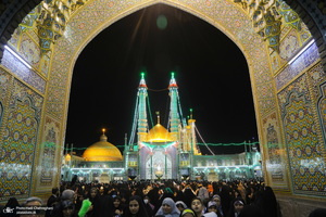 مراسم آغاز سال نو در حرم حضرت معصومه (س)