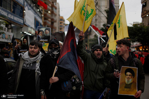 تصاویر اختصاصی جماران از حال و هوای بیروت یک روز مانده به تشییع شهید سید حسن نصرالله (ره)