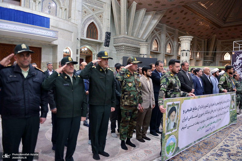 تجدید میثاق کارکنان منابع طبیعی و آبخیزداری کشور با آرمان های امام خمینی (س)