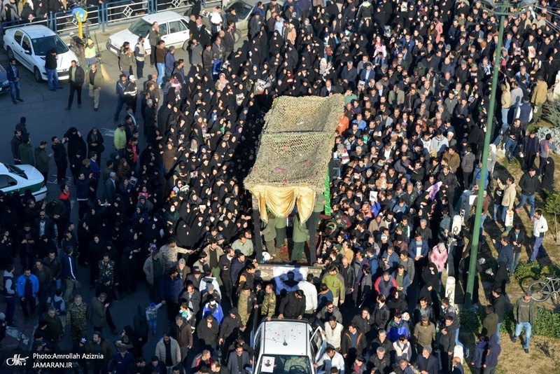 تشییع و خاکسپاری شهید هادی طارمی