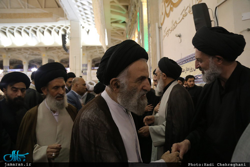 مراسم بزرگداشت حجت‌الاسلام و المسلمین سید مهدی طباطبایی(ره) در حرم مطهر حضرت معصومه(س)