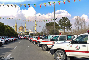 آغاز اجرای طرح ملی خدمات نوروزی هلال احمر از جوار حرم امام خمینی (س)