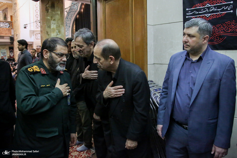 مراسم سالگرد شهادت سپهبد شهید محمد باقری، همسر و فرزند ایشان