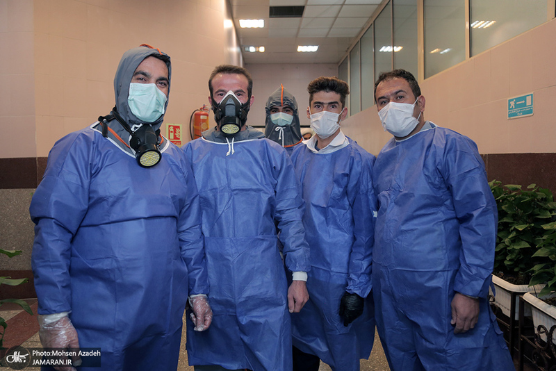 تغسیل با آب متوفیان مبتلا به کرونا در بهشت زهرا(س) تهران