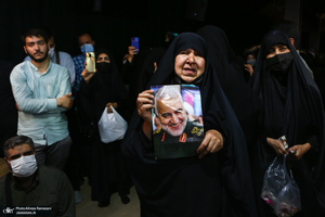 وداع با پیکر مطهر شهید صیاد خدایی در معراج الشهدا