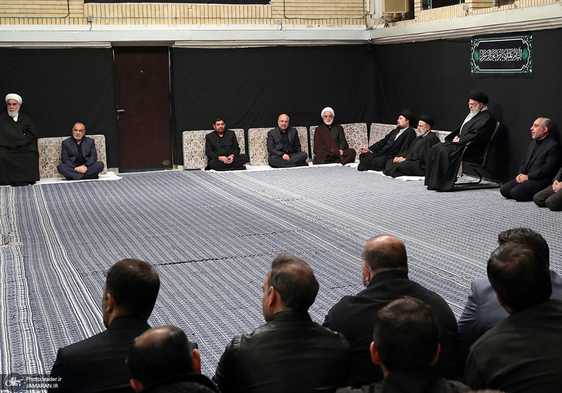 آخرین شب مراسم عزاداری حضرت فاطمه‌زهرا (س) در حسینیه امام خمینی