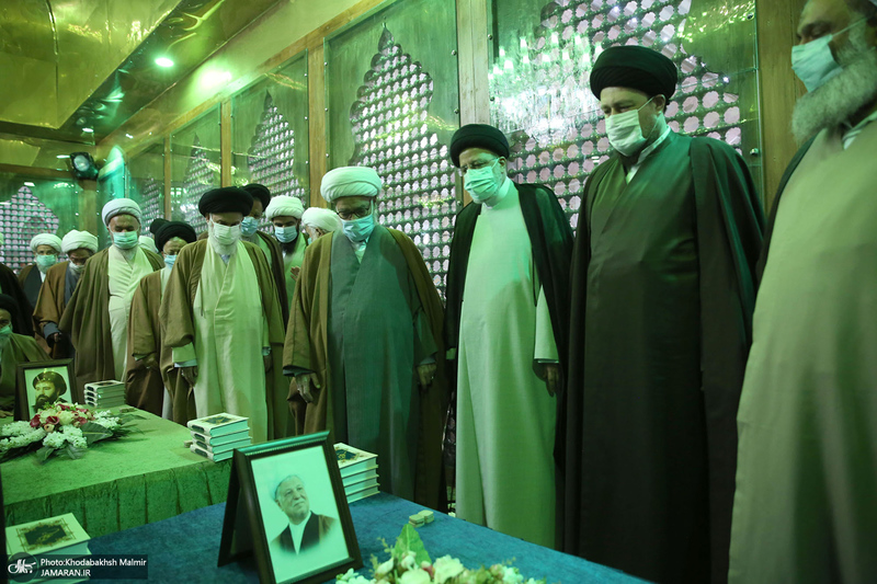 تجدید میثاق هیأت رئیسه و اعضای مجلس خبرگان رهبری با آرمان های امام خمینی(س)