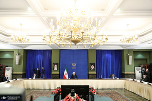 مراسم بهره برداری از طرح های ملی وزارت نفت با حضور رئیس جمهور