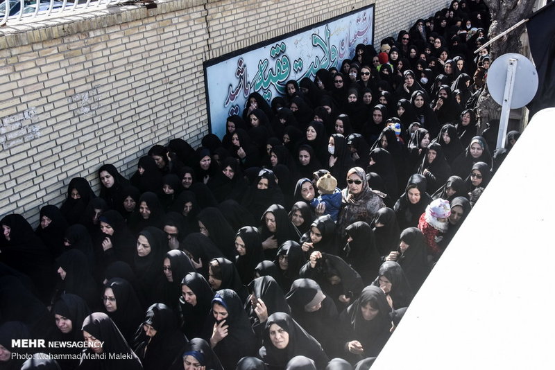 مراسم تشییع دو شهید امنیت در شهرضا‎