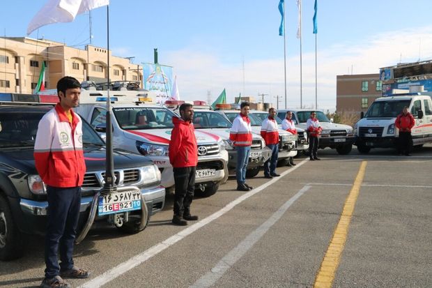 ۴۰ تیم امدادی هلال احمر در خراسان جنوبی آماده‌ باش هستند