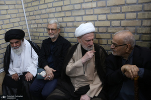 مراسم ترحیم همسر آیت الله العظمی سیستانی در قم