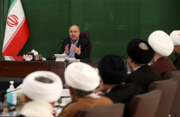 قالیباف در دیدار جمعی از علما و اعضای مرکز تحقیقات اسلامی قم (1)