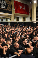 مراسم عزاداری شب تاسوعای حسینی (ع) در حسینیه امام خمینی