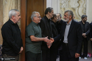 مراسم سالگرد شهادت سپهبد شهید محمد باقری، همسر و فرزند ایشان