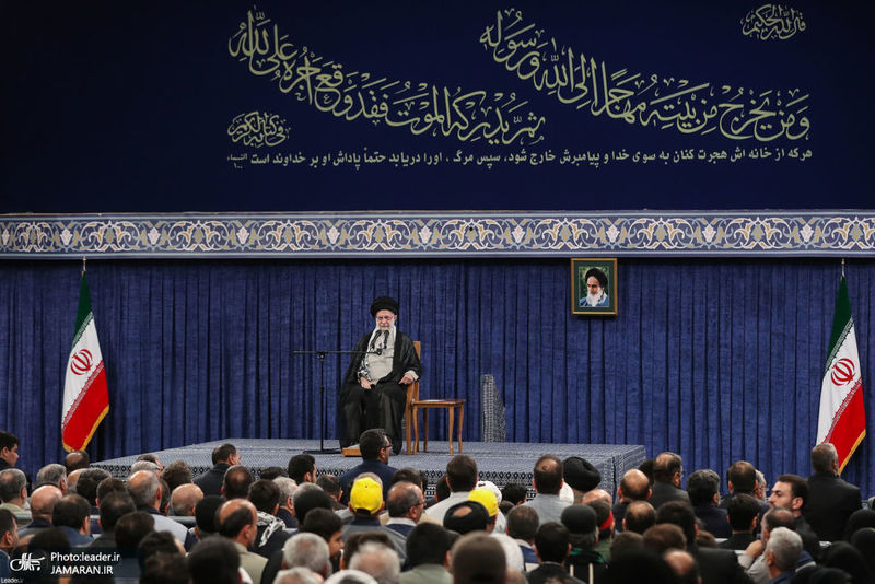 مراسم بزرگداشت شهید رئیسی و شهدای پرواز اردیبهشت