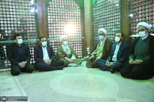 تجدید میثاق رئیس قوه قضاییه و مسئولان قضایی با آرمان‌های امام خمینی(س)