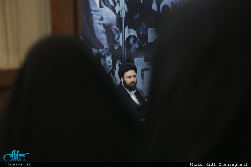 دیدار انجمن اسلامی دانشجویان دانشگاه شهید بهشتی با سید علی خمینی 