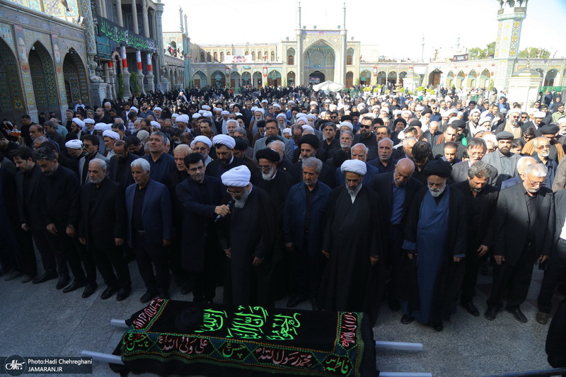 مراسم تشییع آیت الله موسوی تبریزی (ره)