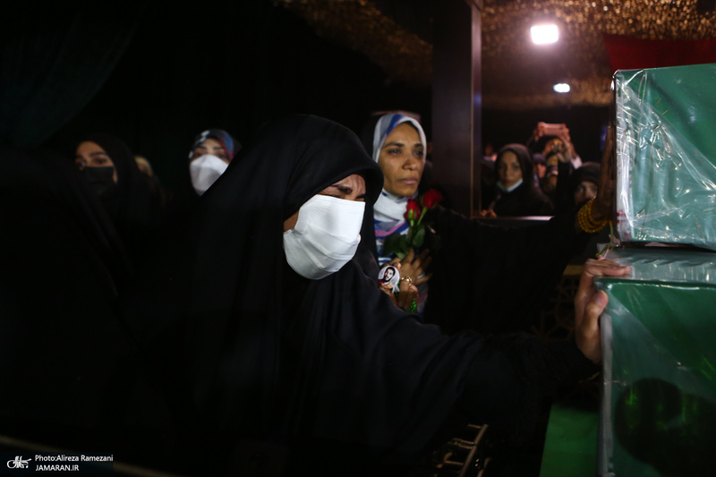 وداع با پیکر مطهر شهید صیاد خدایی در معراج الشهدا