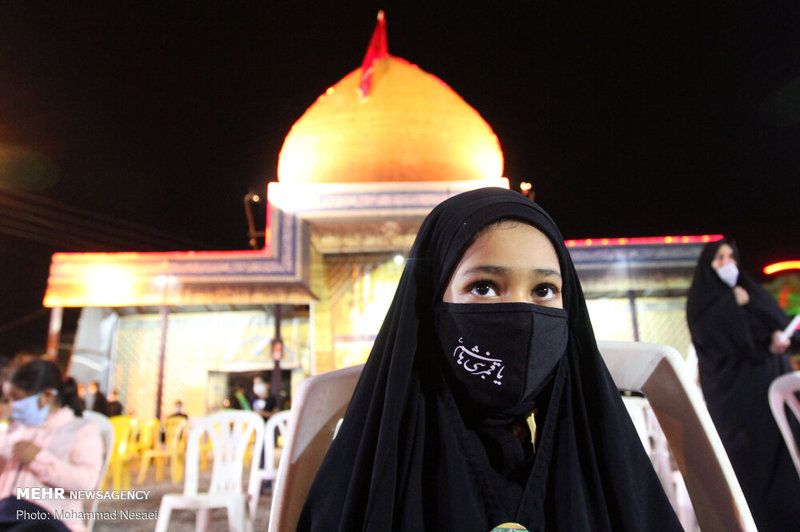 مراسم عزاداری شب چهارم محرم در بندرگز