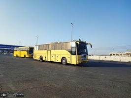 بدرقه کاروان های زائران اعزامی قم به مرقد امام خمینی