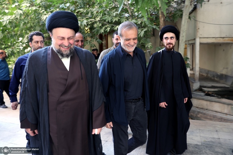 دیدار رئیس جمهوری با آیت الله سید حسن خمینی