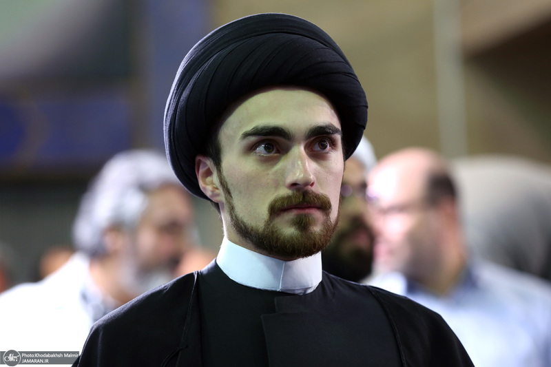 دیدار اعضای جبهه فرهنگی نقلاب اسلامی با سید حسن خمینی