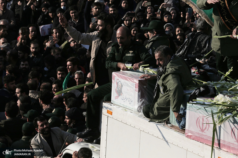 حضور میلیون ها تهرانی در تشییع پیکر مطهر سردار قاسم سلیمانی - 11