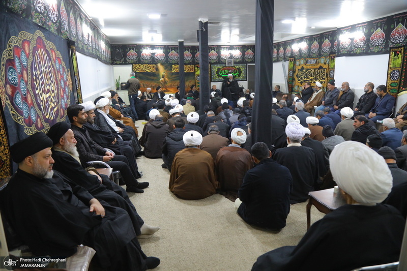 دومین شب عزاداری حضرت فاطمه (س) در بیت آیت الله دوستی زنجانی‎