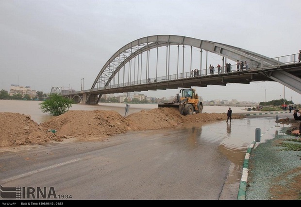 دبی کارون در اهواز تا سه هزار و 500 مترمکعب افزایش می یابد