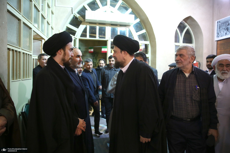 مراسم سالگرد رحلت آیت‌الله سید محمد موسوی بجنوردی در حسینیه جماران  -1