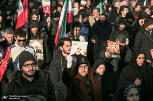 حضور میلیون ها تهرانی در تشییع پیکر مطهر سردار قاسم سلیمانی - 11