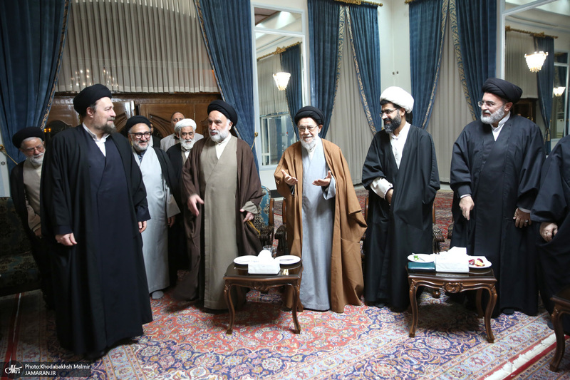 دیدار مجمع روحانیون مبارز و مجمع محققین حوزه علمیه قم با سید حسن خمینی