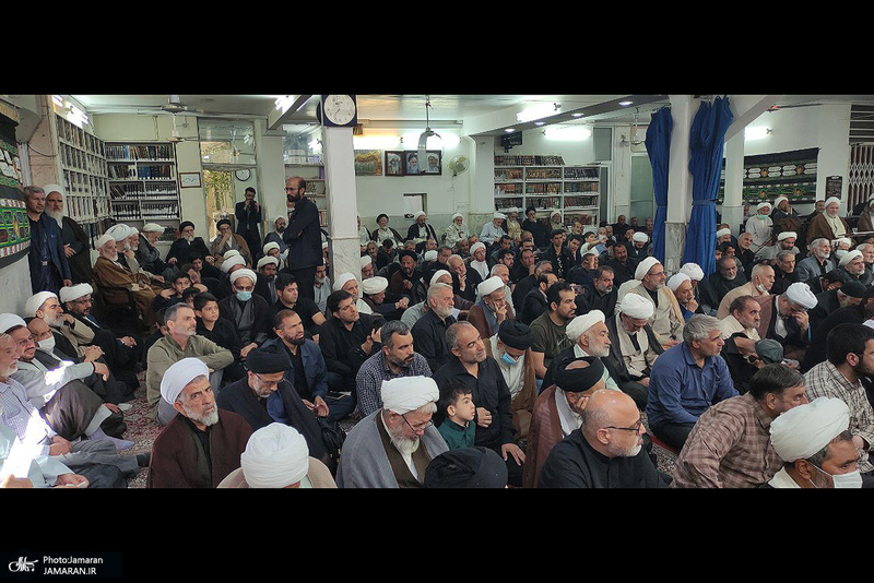 مراسم عزاداری شهادت امام صادق (ع)  در بیت آیت الله العظمی صانعی (ره)