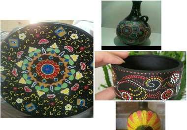 دوره آموزش نقاشی روی سفال در گناوه برگزارشد