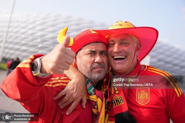 فوت تلخ هوادار اسپانیا در فینال لیگ ملت های اروپا