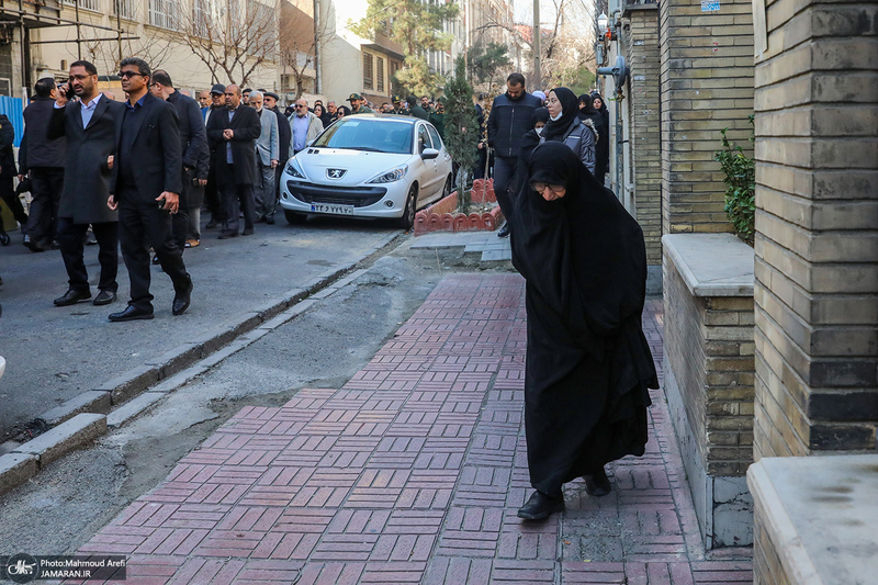 مراسم تشییع مادر شهیدان جواد سپهری