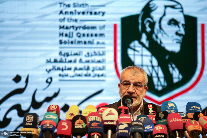 نشست خبری سخنگوی ستاد بزرگداشت ششمین سالگرد شهادت حاج قاسم سلیمانی