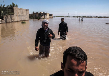 استاندار خوزستان: ۱۰ هزار نفر در خوزستان خسارت سیل دریافت کردند